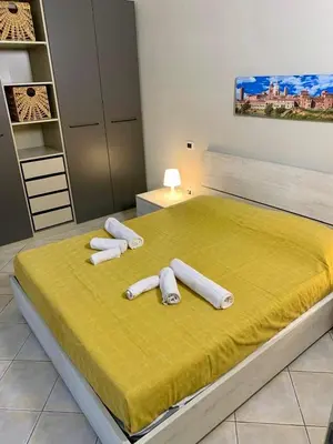 Letto o letti in una camera di La Casa di Katia