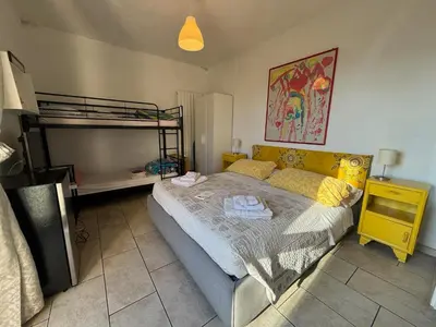 Letto o letti in una camera di Cinque Terre Tra Il Filo Di Arianna
