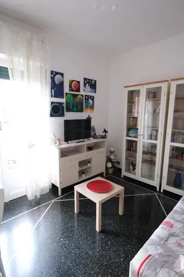 TV o dispositivi per l'intrattenimento presso Una Casetta nel Golfo by PortofinoVacanze