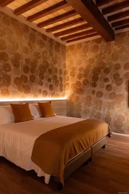 Letto o letti in una camera di Locanda del lupo