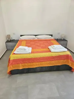 Letto o letti in una camera di Strada Farnesiana