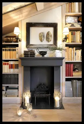 Biblioteca nell'appartamento