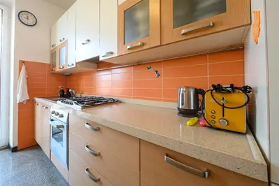 Cucina o angolo cottura di 318B - Il Rifugio sul Porto, a pochi passi dal Lungomare e dal Centro di Lavagna