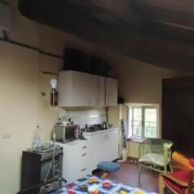 Cucina o angolo cottura di Ampia stanza nelle campagne parmensi
