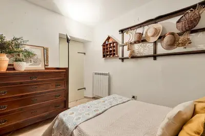 Letto o letti in una camera di Villa del ponte