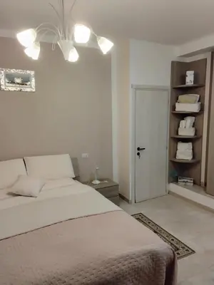 Letto o letti in una camera di B&B Oasi di pace