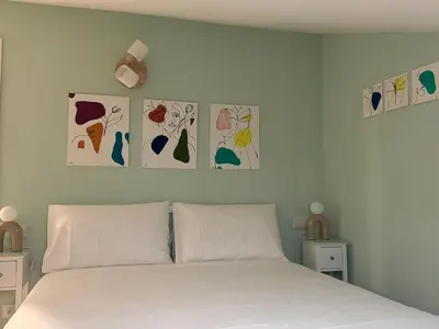 Letto o letti in una camera di Il Nido al Quinto - Dimore Damiano