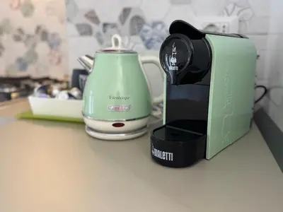 Set per la preparazione di tè e caffè presso Il Nido al Quinto - Dimore Damiano
