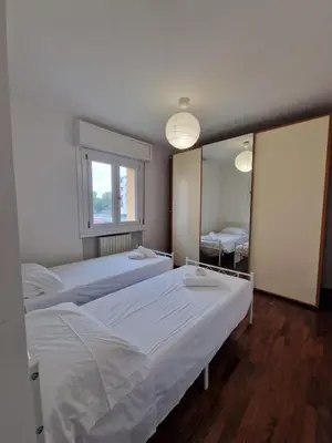 Letto o letti in una camera di FuoriPorta Affitti Brevi - New Medaglie
