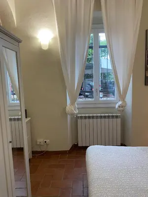 Letto o letti in una camera di La Pieve di Luca