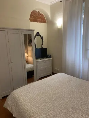 Letto o letti in una camera di La Pieve di Luca