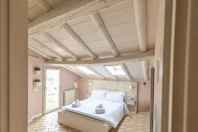 Letto o letti in una camera di Key's House