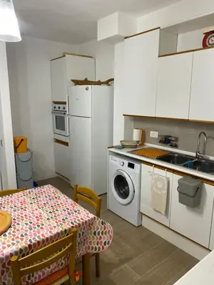 Cucina o angolo cottura di Ca'Du'Ma' Portofino view ovest