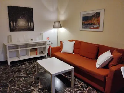 Area soggiorno di Great holiday appartamento moderno comodo a centro e spiagge