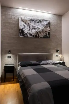 Letto o letti in una camera di Luxury Art & Chromotherapy Apt-Hospital District4