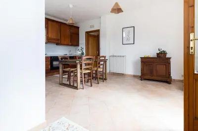 Cucina o angolo cottura di 306 - Casa San Bernardino, Relax nel verde di Sestri, A 10 minuti di auto dal Centro e dal Mare