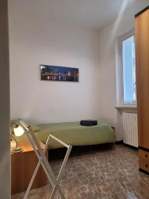 Letto o letti in una camera di La casa di Sergiò