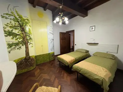 Letto o letti in una camera di Casa MoSa