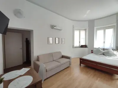 Letto o letti in una camera di Casa Dante