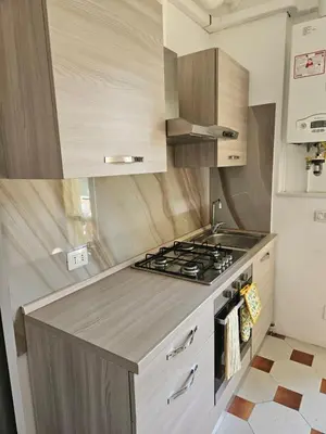 Cucina o angolo cottura di Appartamento vicino lo stadio con garage