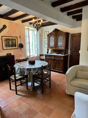 Area soggiorno di Casa del Falco
