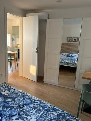 Letto o letti in una camera di Finestre sul mare