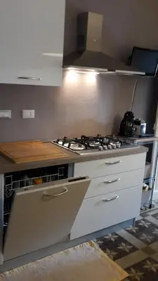 Cucina o angolo cottura di Casa Ligure appartmento in villa