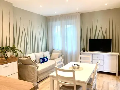 TV o dispositivi per l'intrattenimento presso Modern 90sqm Apt - Ideal Base for Parma & Modena
