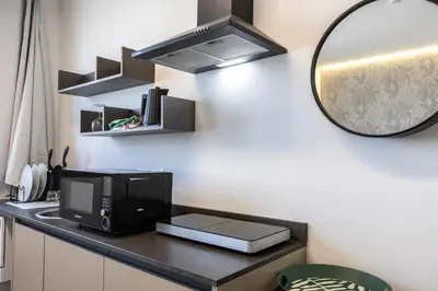 Cucina o angolo cottura di Foresteria SMART ROOMS