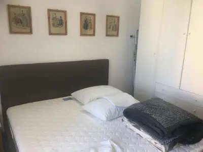 Letto o letti in una camera di Apartment Wohnung in Rapallo by Interhome