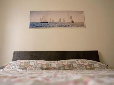 Letto o letti in una camera di Apartment Haus Edda by Interhome