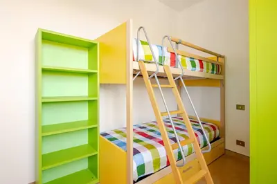 Letto o letti in una camera di Casa Marian