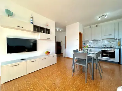 Cucina o angolo cottura di Relax and Comfort con balcone, Lavagna