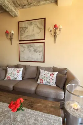 Area soggiorno di Villa With Private Pool Near The Cinque Terre