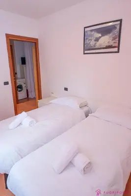Letto o letti in una camera di Casa da Luna
