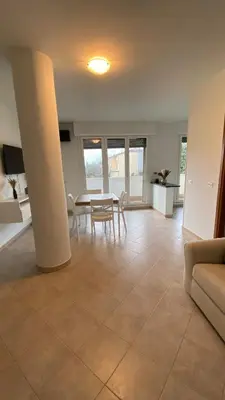 TV o dispositivi per l'intrattenimento presso Elegance Apartment Castiona