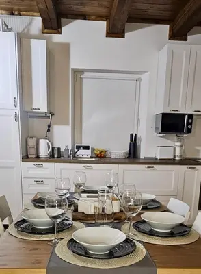 Cucina o angolo cottura di Casa Blu