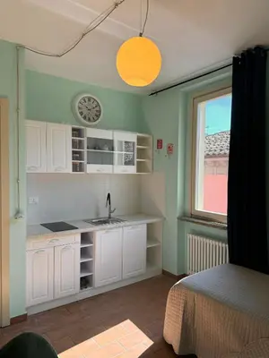 Cucina o angolo cottura di La casa sui tetti di Varzi
