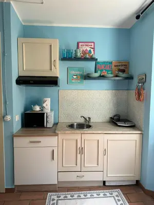 Cucina o angolo cottura di La casa sui tetti di Varzi