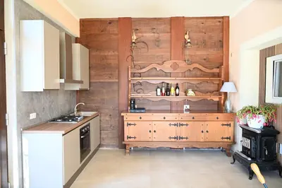 Cucina o angolo cottura di Ca' Tra Cielo e Monti