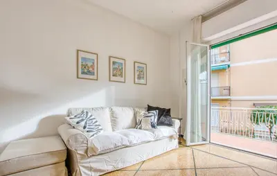 Area soggiorno di Lovely Apartment In Rapallo With Wifi