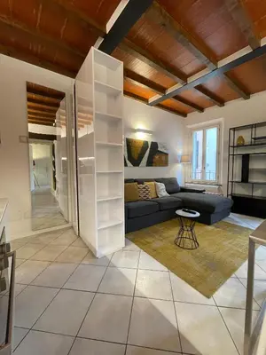 Area soggiorno di Basini Apartment