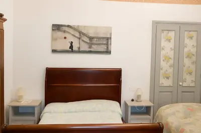 Letto o letti in una camera di La vista sul Castello