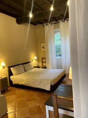 Letto o letti in una camera di La casa di Luca