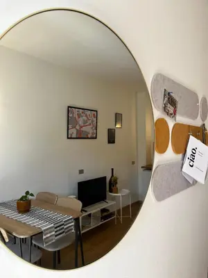 Area soggiorno di P4 Crema Home