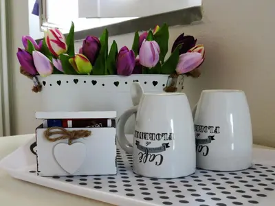 Set per la preparazione di tè e caffè presso I Lecci Di Soviore