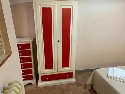 Letto o letti in una camera di Casa Dell'Angelo