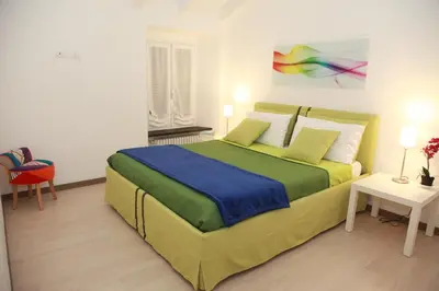 Letto o letti in una camera di Home Sweet Home