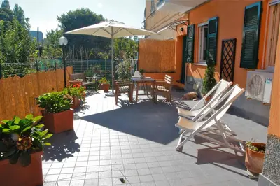 Balcone o terrazza di Appartamento con giardino Dolcemare