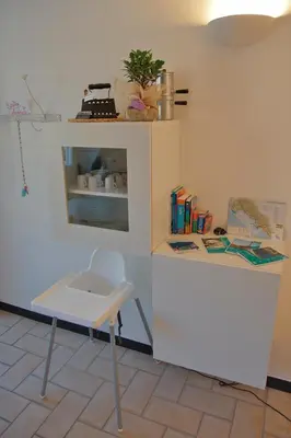 Cucina o angolo cottura di Appartamento con giardino Dolcemare